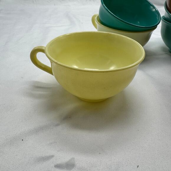 VTG set of 8 Hazel Atlas tea/coffee cup set - Picture 11 of 11